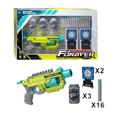 Пистолет с мишенью и патронами