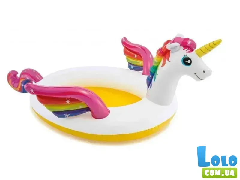 Бассейн надувной Единорог, Intex