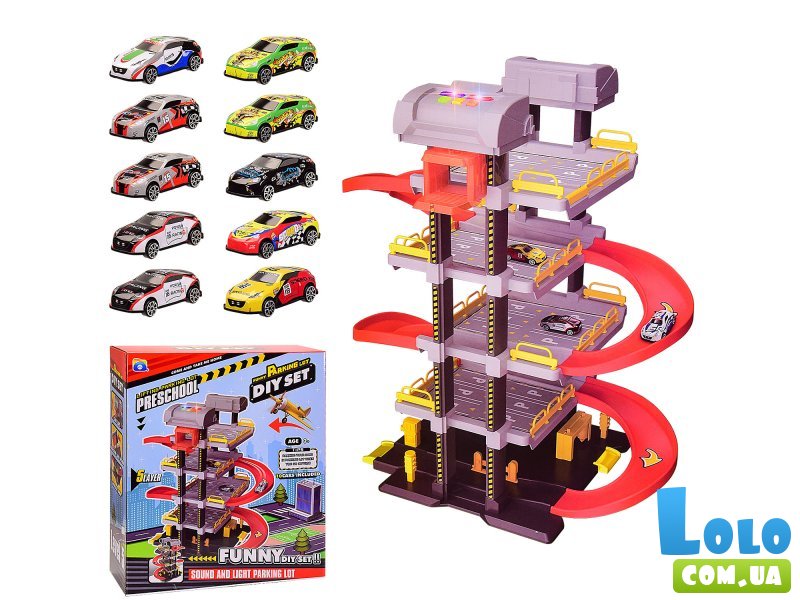 Паркинг с машинами