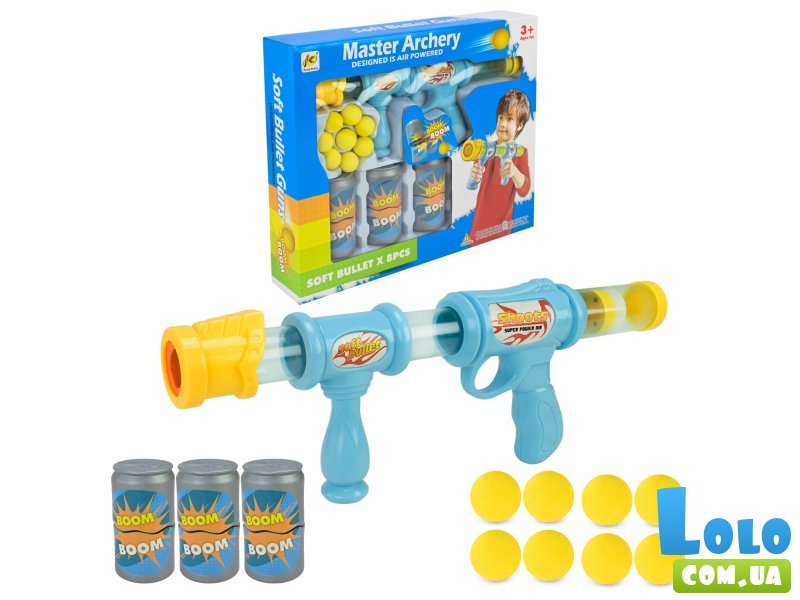 Бластер помповый с мягкими шарами