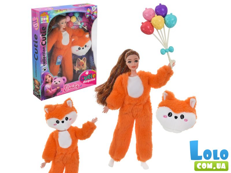 Кукла Emily в костюме лисички