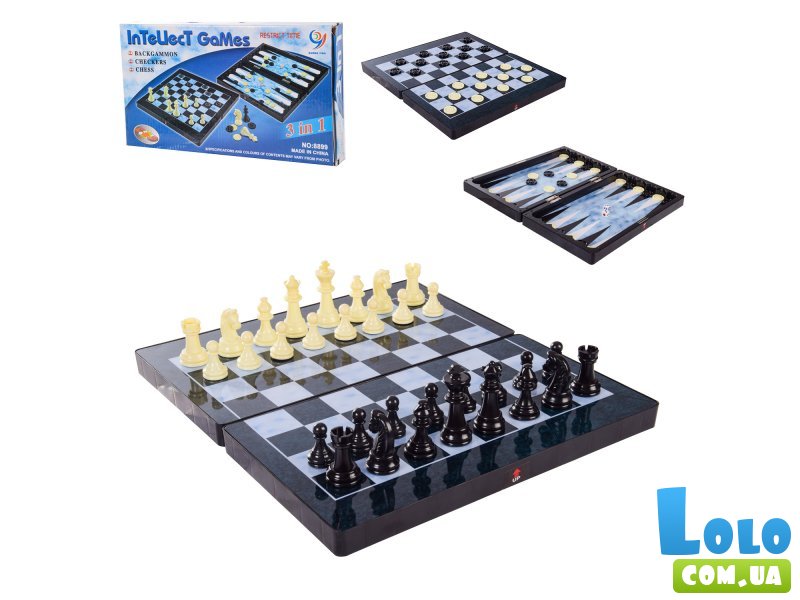 Настольная игра Шахматы 3 в 1