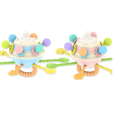 Погремушка-трещотка с прорезывателем (в ассортименте)