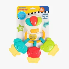 Погремушка музыкальная с подсветкой и прорезывателем