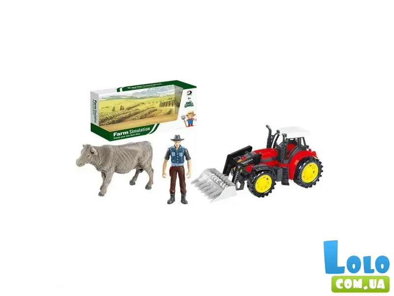 Трактор с фигурками
