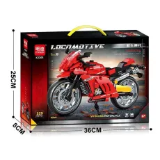 Конструктор Mingdi Locomotive V4 Racing Motorcycle (K 2205), 329 дет.