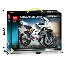 Конструктор Mingdi Locomotive SF001 Racing Motorcycle (K 2207), 343 дет.