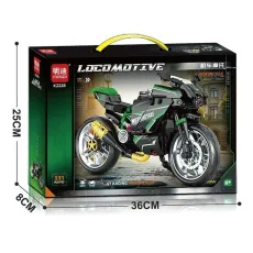 Конструктор Mingdi Locomotive V1 Racing Motorcycle (K 2228), 331 дет.
