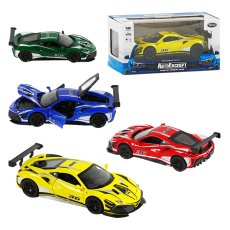 Машина металлопластиковая Ferrari 488, АвтоЕксперт (в ассортименте)