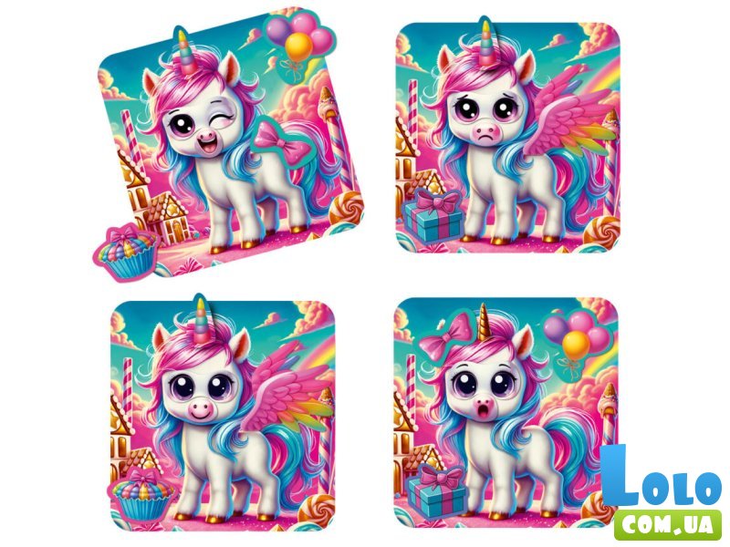 Магнитная игра Эмоции Единорожки, Vladi Toys