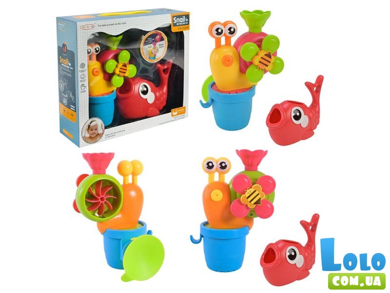 Игрушка для ванной Улитка-мельница (в ассортименте)