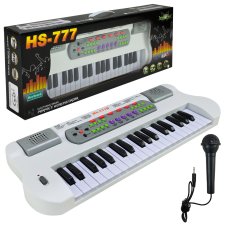 Детский синтезатор с микрофоном