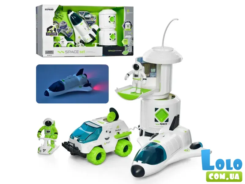 Игровой набор Космический шаттл с машинкой и станцией