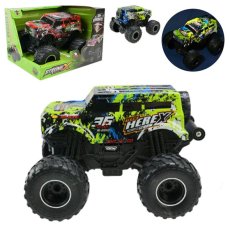 Машина Джип со светом и звуком (зеленая)