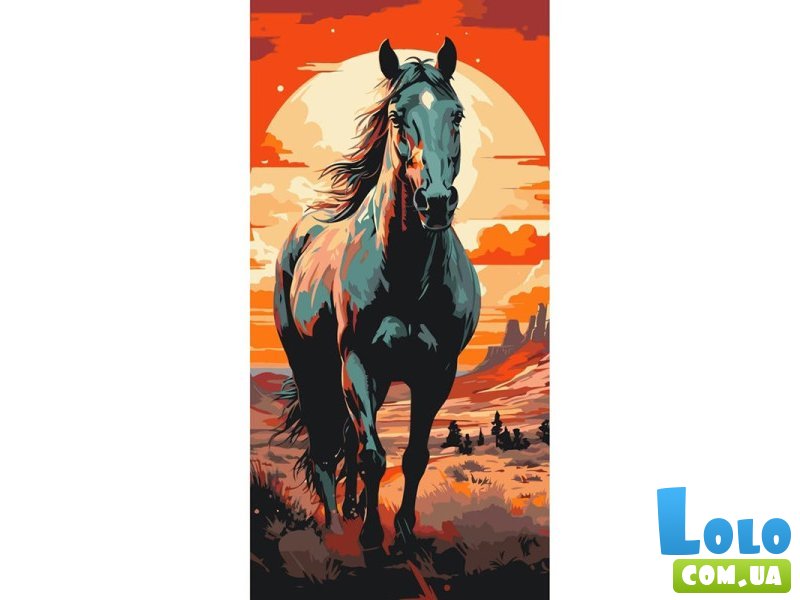 Картина по номерам Horse art, Art Craft (40х80 см)
