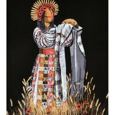 Картина по номерам Колоска на черном фоне, Strateg (40х50 см)