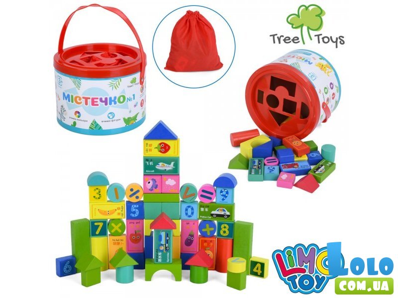 Деревянная игрушка Строительные блоки