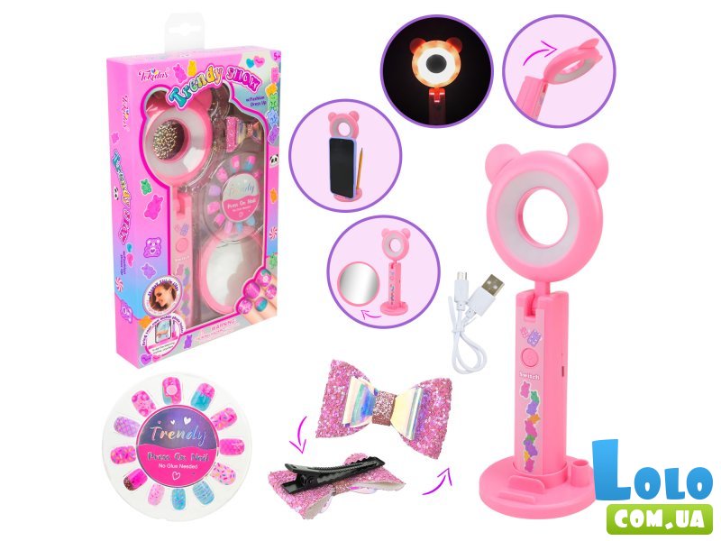 Лампа для селфи с аксессуарами