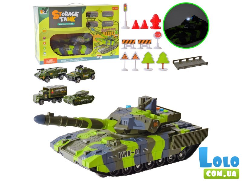 Игровой набор военной техники с аксессуарами