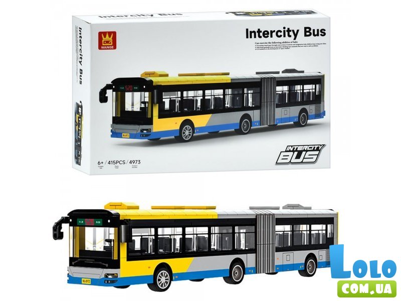 Конструктор Автобус, Wange (4973), 415 дет.