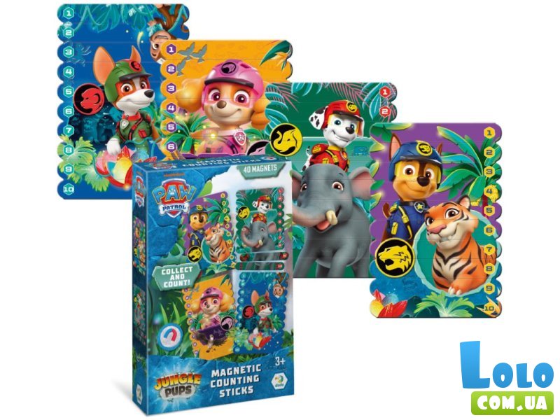 Магнитные палочки для счета Джунгли Paw Patrol, DoDo