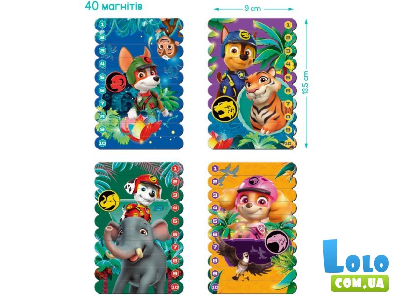 Магнитные палочки для счета Джунгли Paw Patrol, DoDo