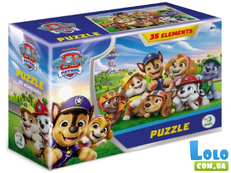 Пазл-мини Встреча у башни Paw Patrol, DoDo, 35 эл.