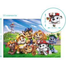 Пазл-мини Встреча у башни Paw Patrol, DoDo, 35 эл.