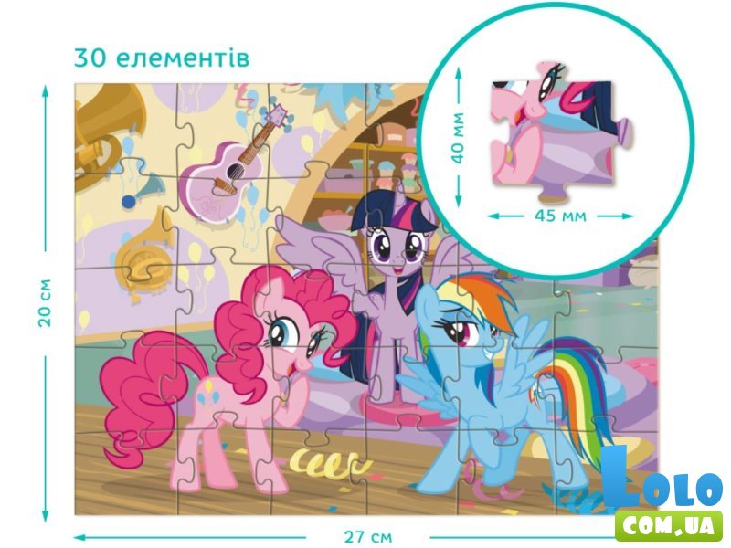 Пазл Музыкальная комната My Little Pony, DoDo, 30 эл.