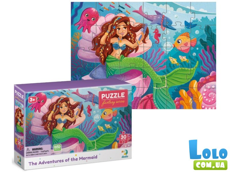 Пазл Приключения русалочки, DoDo, 30 эл.