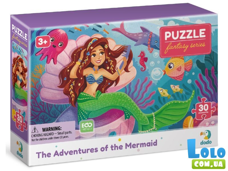 Пазл Приключения русалочки, DoDo, 30 эл.