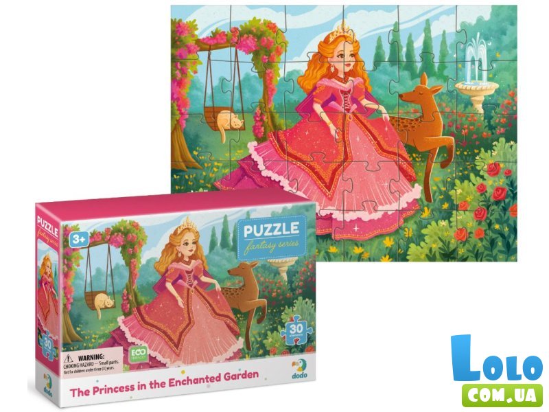 Пазл Принцесса в волшебном саду, DoDo, 30 эл.