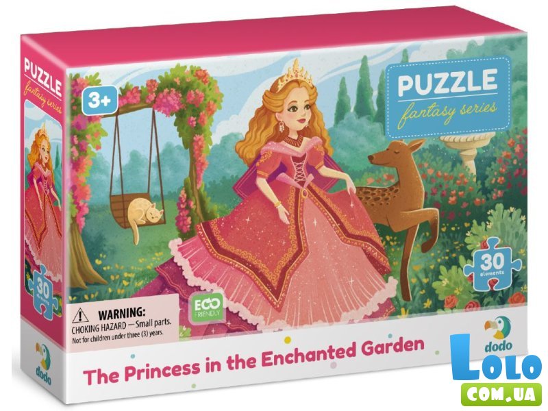 Пазл Принцесса в волшебном саду, DoDo, 30 эл.