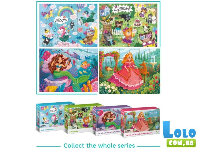 Пазл Принцесса в волшебном саду, DoDo, 30 эл.