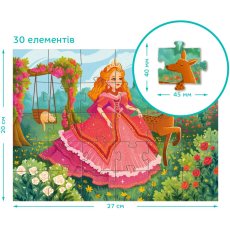 Пазл Принцесса в волшебном саду, DoDo, 30 эл.