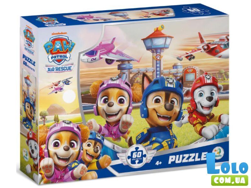 Пазл Экипаж летной команды Paw Patrol, DoDo, 60 эл.
