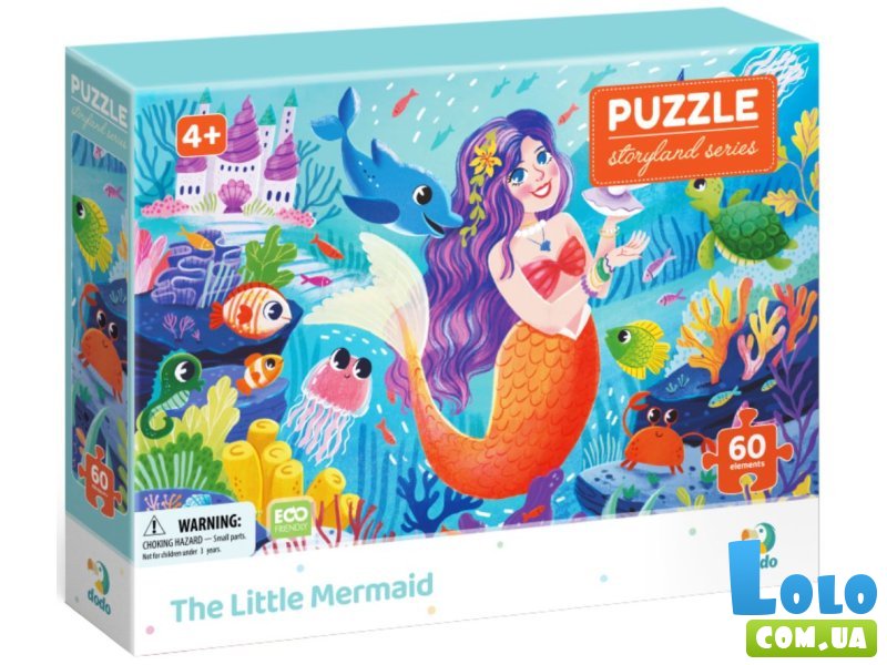 Пазл Русалочка, DoDo, 60 эл.