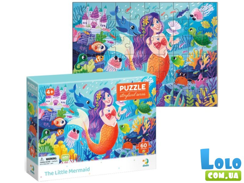 Пазл Русалочка, DoDo, 60 эл.