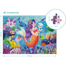 Пазл Русалочка, DoDo, 60 эл.