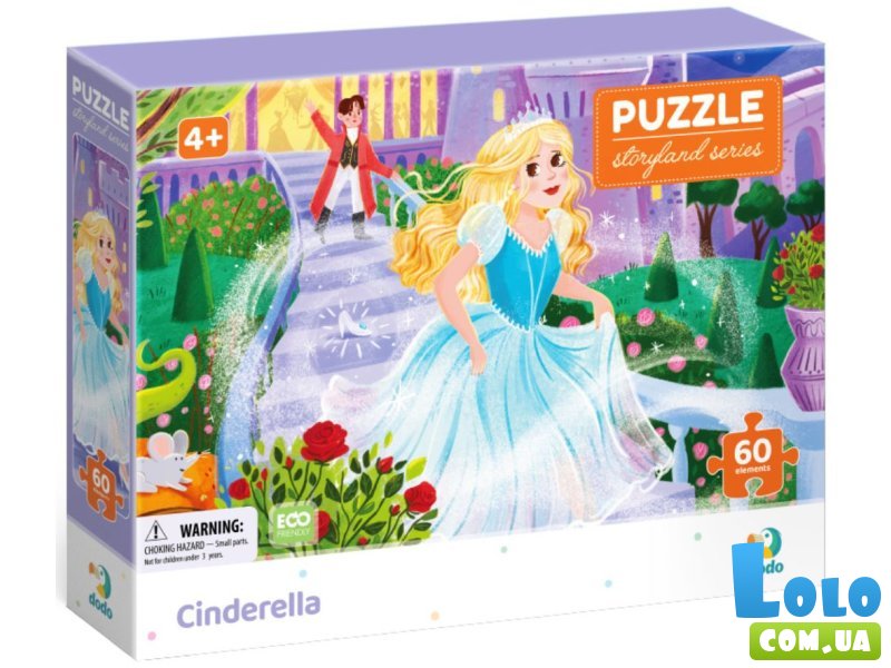 Пазл Золушка, DoDo, 60 эл.