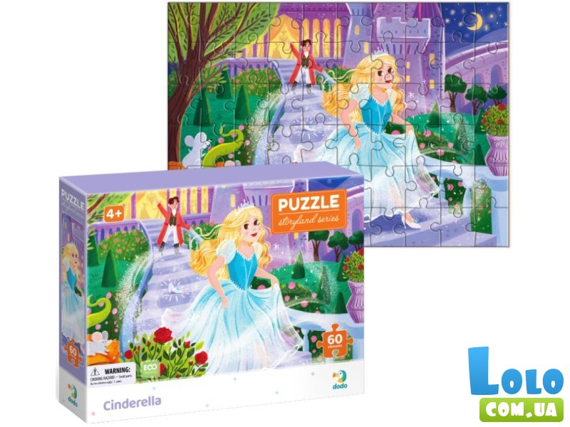 Пазл Золушка, DoDo, 60 эл.