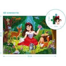 Пазл Белоснежка, DoDo, 60 эл.