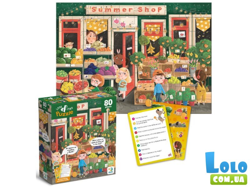 Пазл Летние вкусности Ищи и находи, DoDo, 80 эл.