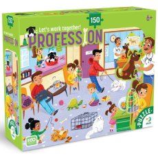 Пазл Профессии Ветеринар, DoDo, 150 эл.