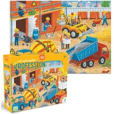 Пазл Профессии Строитель, DoDo, 150 эл.