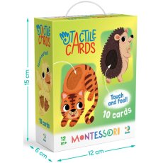 Тактильный набор карточек Монтессори Малыши животных, DoDo