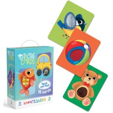 Тактильный набор карточек Монтессори На прогулке, DoDo