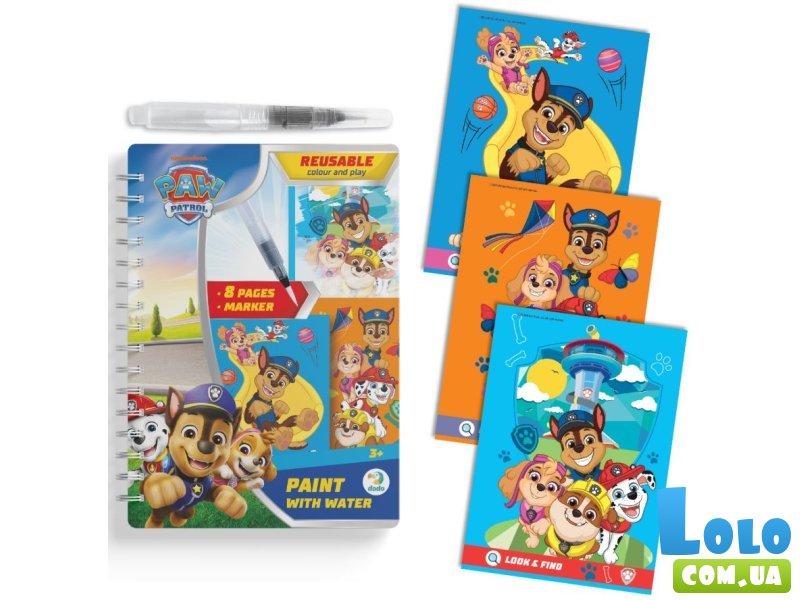 Водные раскраски Выходные Paw Patrol, Dodo