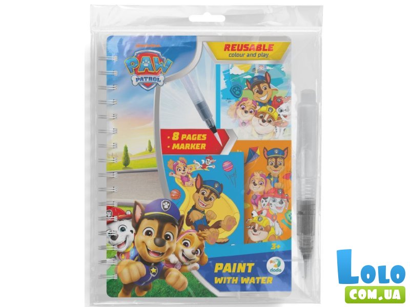 Водные раскраски Выходные Paw Patrol, Dodo