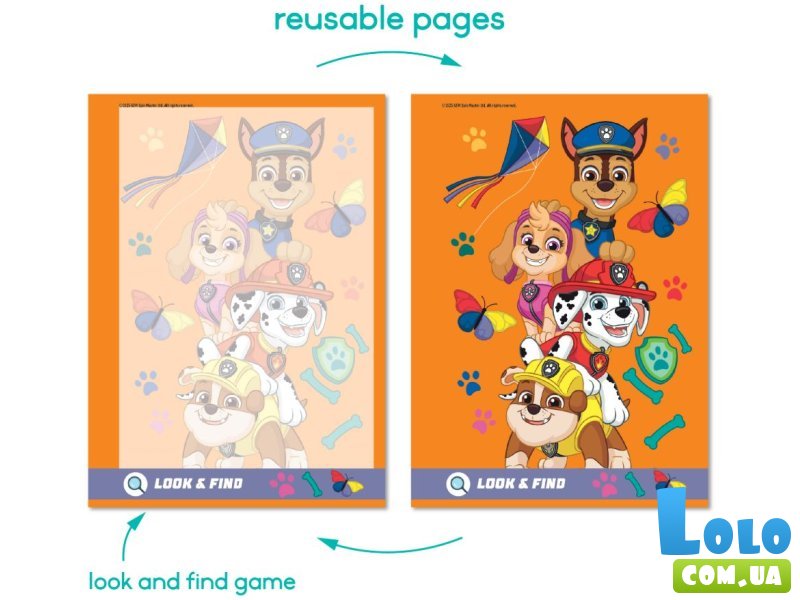 Водные раскраски Выходные Paw Patrol, Dodo